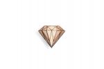 BeWooden - Ozdoba do chlopne Diamond Lapel pre mužov