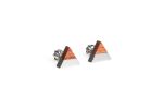 BeWooden - 0 Rubi earrings triangle