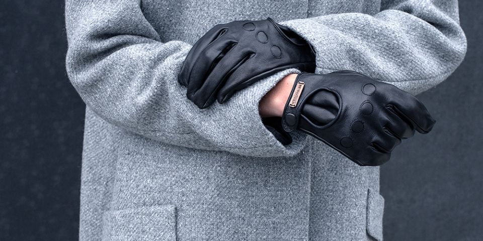 BeWooden - Čierne rukavice Nox Gloves