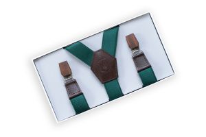 Traky Forest Green Suspenders