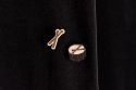 Drumsticks Brooch