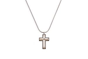 Drevený prívesok Maria Cross Pendant