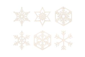 Vianočné ozdoby Snow Decoration 6x