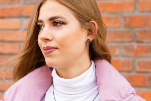 Kovové náušnice Apis Nox Earrings Circle