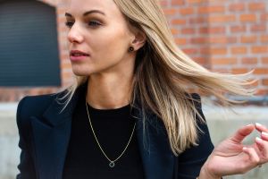 Kovové náušnice Lux Earrings Circle