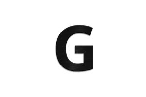Drevené písmeno Letter G