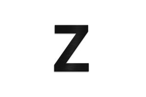 Drevené písmeno Letter Z