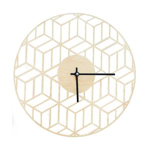 Drevené hodiny Cube Clock