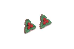 Drevené náušnice Holly Earrings