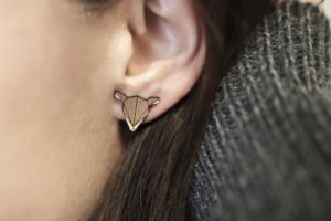 Drevené náušnice Doe Earrings