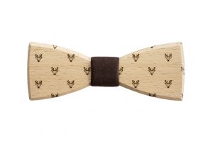 Drevený motýlik Deer Bow Tie