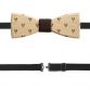 Drevený motýlik Deer Bow Tie