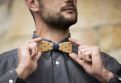 Drevený motýlik Lion Bow Tie