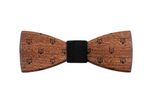 Drevený motýlik Fox Bow Tie