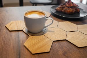 Drevené podložky Oak Coasters