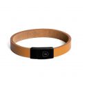 Kožený náramok Cognac Leather Bracelet - Thin, Rozmer: XXL=20-21cm