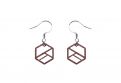 Drevené náušnice Hexaline Earrings