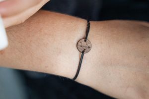 Povrázkový náramok Libra Wooden Bracelet