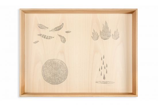 Hrací box s prvkami prírody