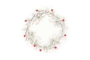 Drevená dekorácia Light Meadow Wreath
