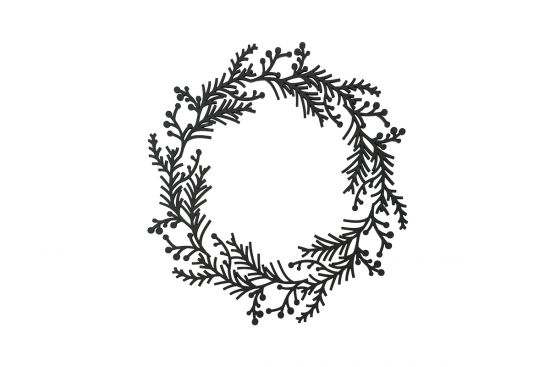 Drevená dekorácia Twig Wreath