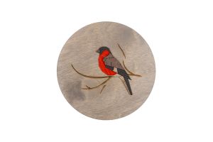Drevená dekorácia Bullfinch Wooden Image