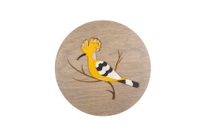 Drevená dekorácia Hoopoe Wooden Image