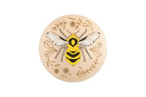 Drevená dekorácia Bee Wooden Image