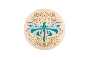 Drevená dekorácia Dragonfly Wooden Image 