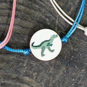Povrázkový náramok Cute T-Rex 