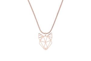 Wolf Steel Pendant