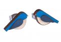 Drevené náušnice Blue Bird Earrings