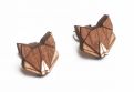Drevené náušnice Fox Earrings