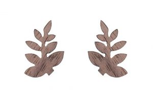 Drevené náušnice Twigo Earings