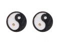Drevené náušnice JinJang Earrings