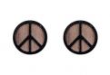 Drevené náušnice Peace Earrings
