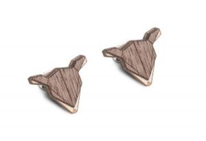 Drevené náušnice Doe Earrings