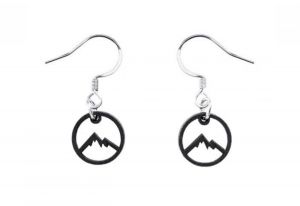 Drevené náušnice Mountains Earrings