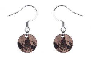 Drevené náušnice Bracken Dangle Earrings