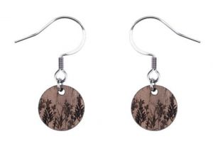 Drevené náušnice Meadow Dangle Earrings