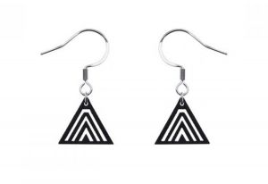 Drevené náušnice Trian Earrings