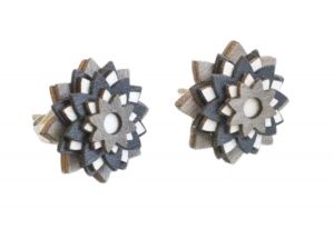 Drevené náušnice Nox Star Flower Earrings
