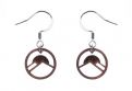 Drevené náušnice Sunset Earrings