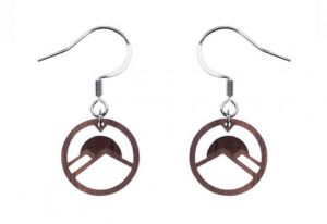 Drevené náušnice Sunset Earrings