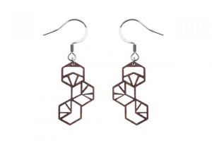 Drevené náušnice Trillo  Earrings