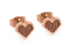 Kovové náušnice Rea Earrings Heart
