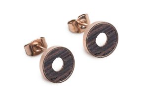 Kovové náušnice Rose Earrings Circle