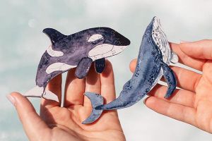 Mini drevené puzzle – Kosatka – Od Epipi