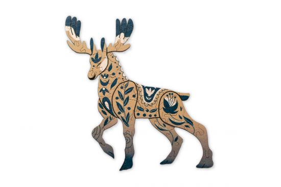 Drevené puzzle Scandi Jeleň