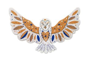 Drevené puzzle Scandi Sova